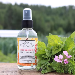 Rose Geranium Steam Distilled Hydrosol