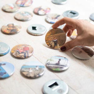 Personalized Custom Photo Magnet Round