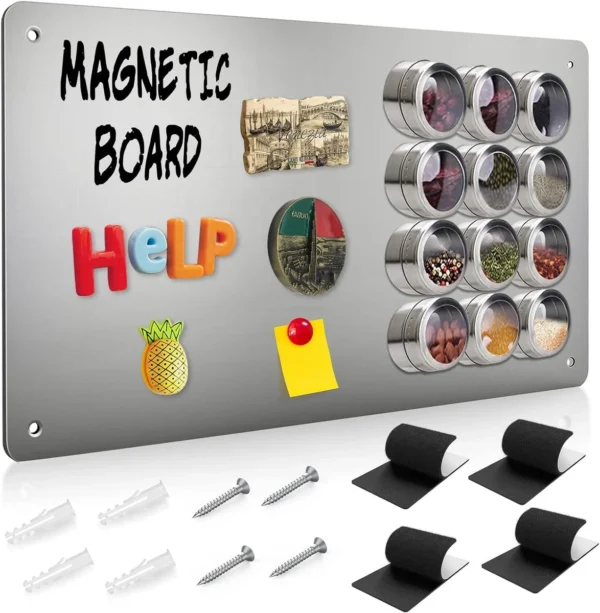 Metal Magnet Board with Adhesive Backing